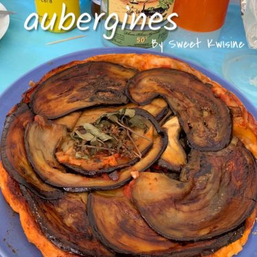 La tarte Tatin aux aubergines