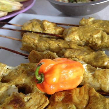 Brochettes de poisson, keftas aux épices douces
