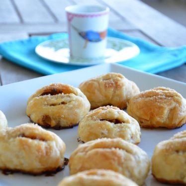 Les feuilletés aux pommes et fruits secs à la Jamie