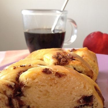 Brioche tressée aux pépites de chocolat