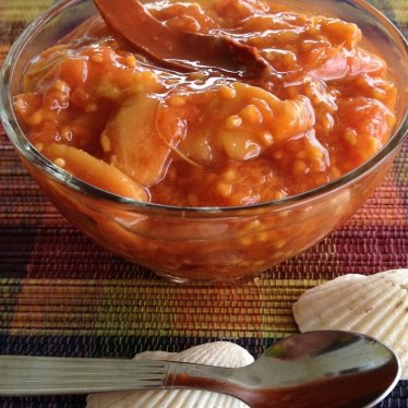 Confiture de goyaves roses… des oreillettes en compote