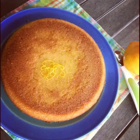 gâteau simple à l'orange