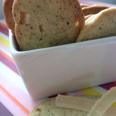 Les biscuits au thé et zestes de citron confit…