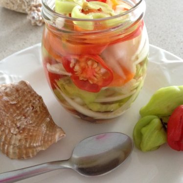Le piment confit…
