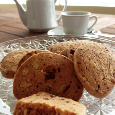 Les biscuits au café et aux noix