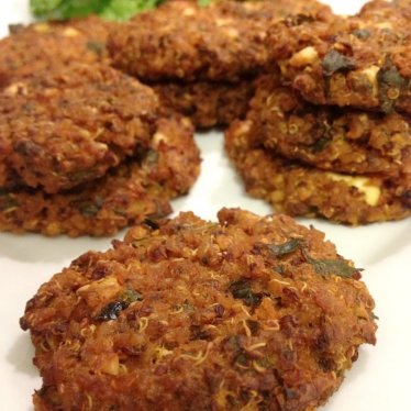 Les galettes du soir…boulgour, quinoa et féta