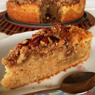 Le yummy coffee cake à la cannelle…