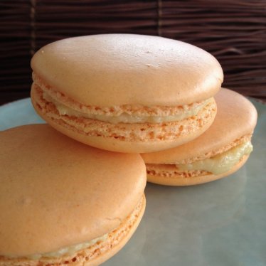 Les macarons à la crème d’amandes