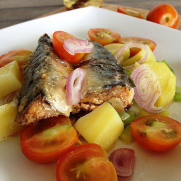 La sardine en salade tiéde