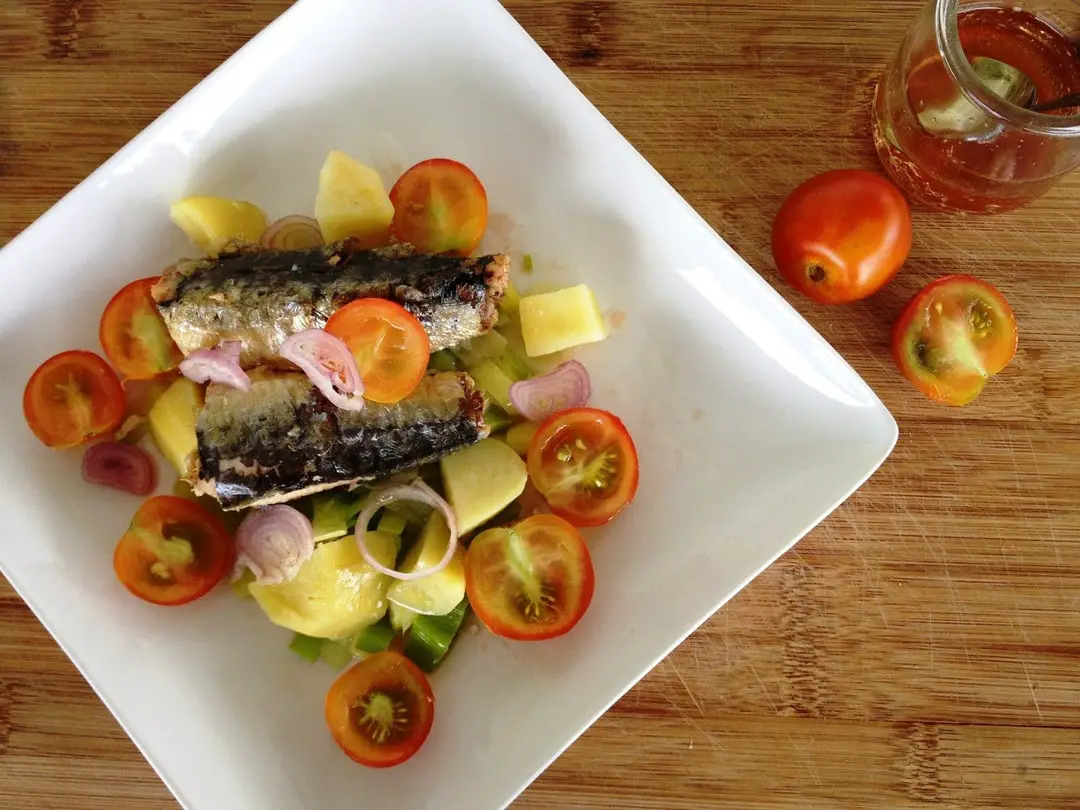 Sweet Kwisine, salade, sardines, poireaux, bataillefood