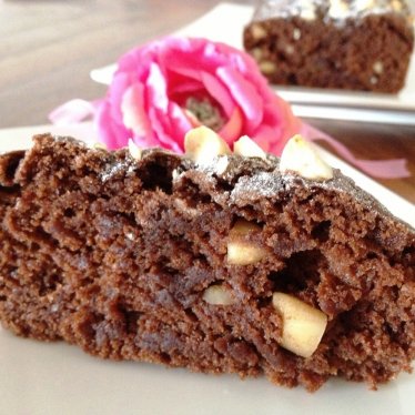 Le gâteau moelleux au chocolat et aux amandes {végétal}