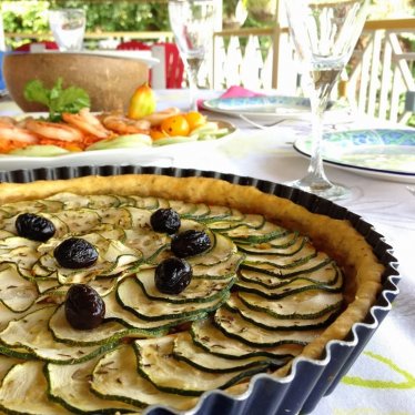 La tarte à la courgette et au poisson