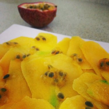 Le carpaccio mangue passion