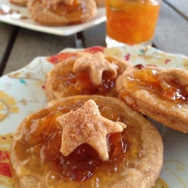 Les sablés à la confiture d’orange et sucre muscovado