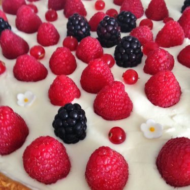 La tarte enchantée amandes et framboises