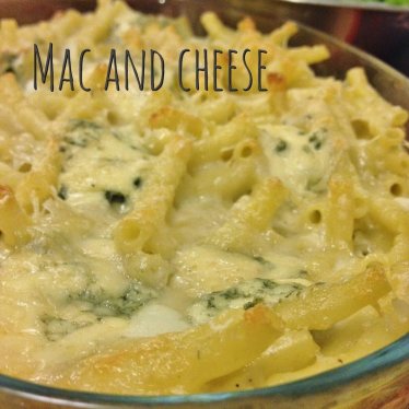 Le Deluxe Mac and Cheese au bleu et au parmesan
