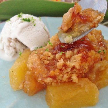 Le crumble irrésistible à l’ananas