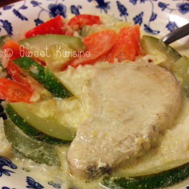 La blanquette de poisson au lait de coco