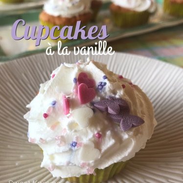 Les cupcakes vanille et à la Chantilly