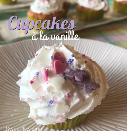 Les cupcakes vanille et à la Chantilly