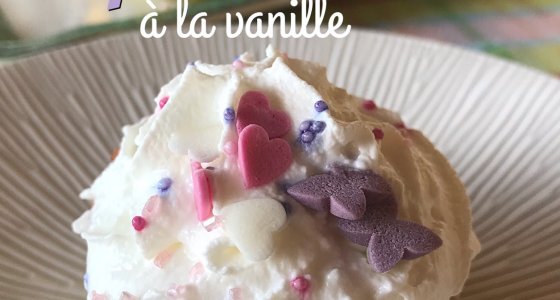 Les cupcakes vanille et à la Chantilly