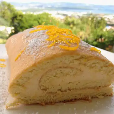 Le biscuit roulé au citron