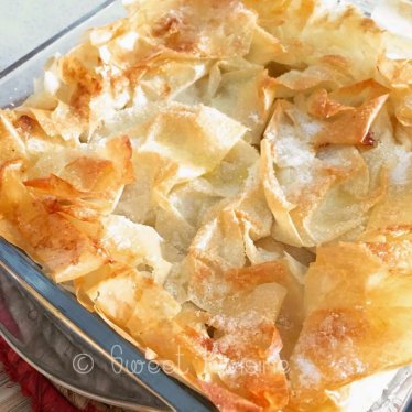 La croustade aux pommes et aux amandes