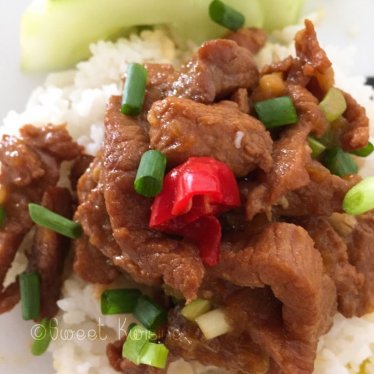 Le porc au caramel comme au Vietnam