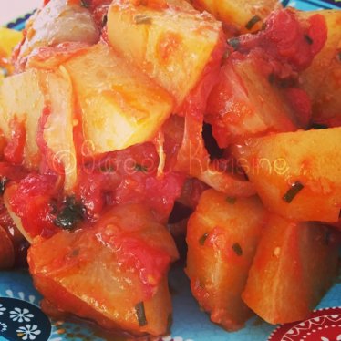 Les christophines à la tomate ou daube de christophines