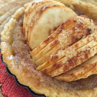 La tarte aux pommes au coco