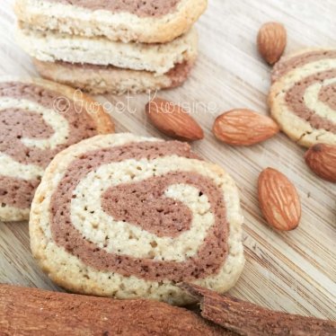 Les sablés spirales cacao cannelle