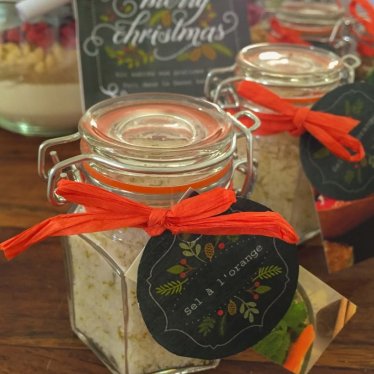 Le sel à l’orange ou au citron… cadeaux gourmands
