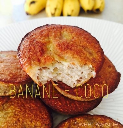 Les petits gâteaux (hyper) légers coco-bananes