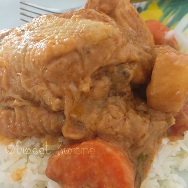 Le mafé de poulet, un plat doux, doudou
