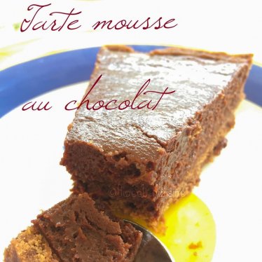 La tarte mousse au chocolat