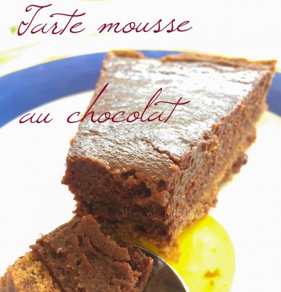 La tarte mousse au chocolat