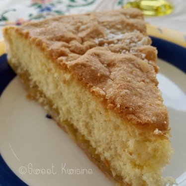 La tarte moelleuse au confit d’ananas