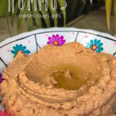 Le hummus au poivron grillé