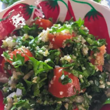 Le taboulé libanais aux herbes
