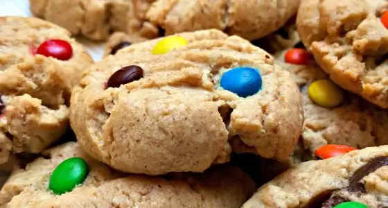 Les rainbow cookies aux M&M’s