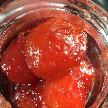 Les prunes de Cythère confites