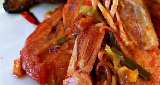 Le court-bouillon de crevettes