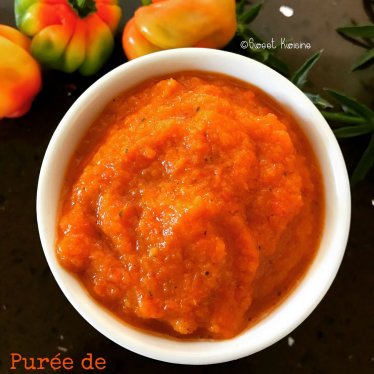 La purée de piments rouges