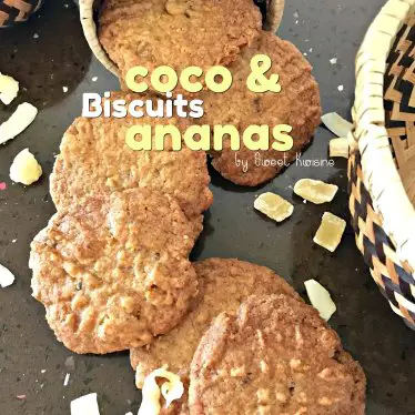 Les biscuits croustillants coco et ananas