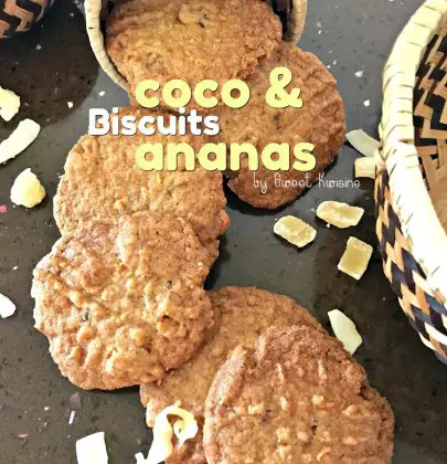 Les biscuits croustillants coco et ananas