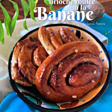 Les brioches roulées à la banane
