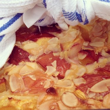 Le clafoutis aux nectarines… voyageur