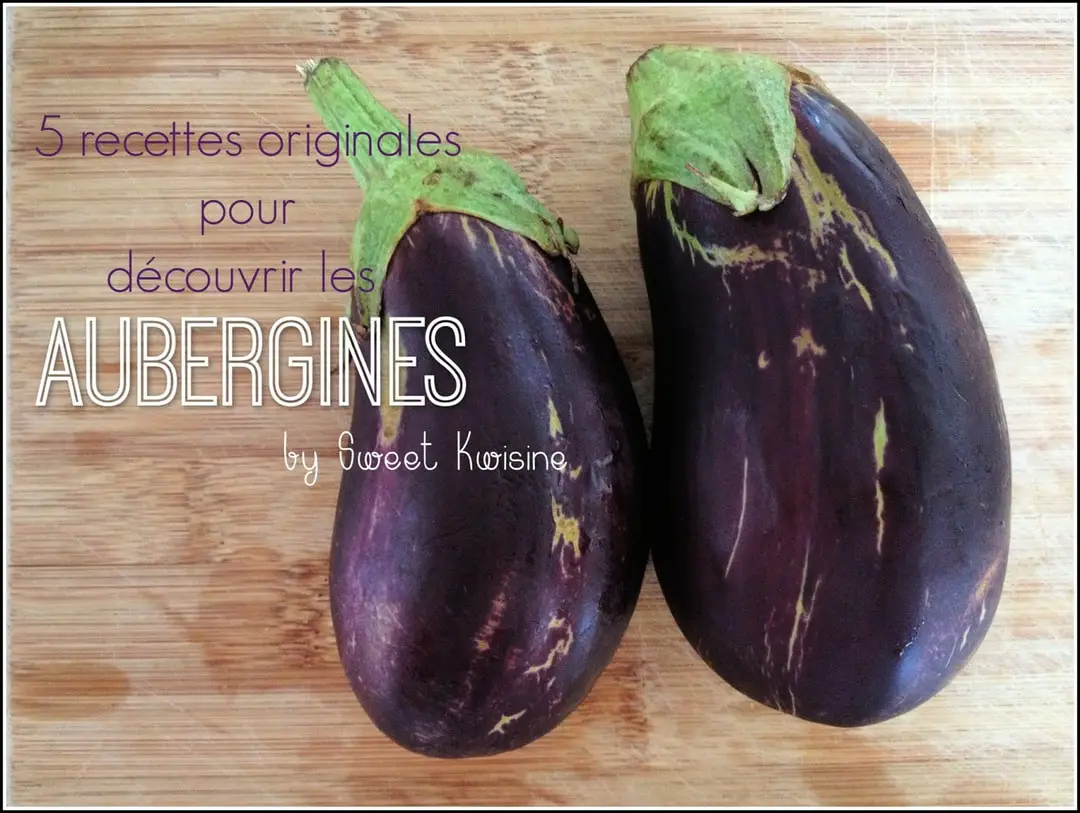 5 recettes d'aubergines
