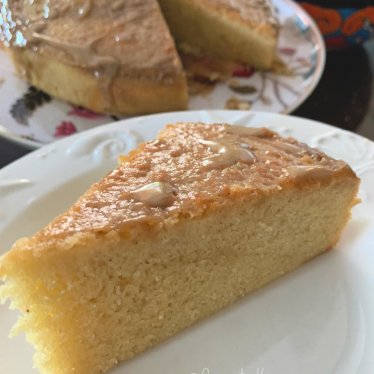 Le gâteau léger au lait de coco