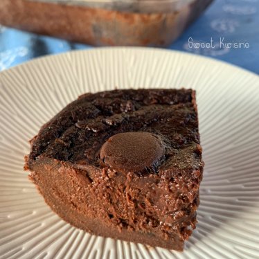 Le pudding au chocolat et au lait de coco